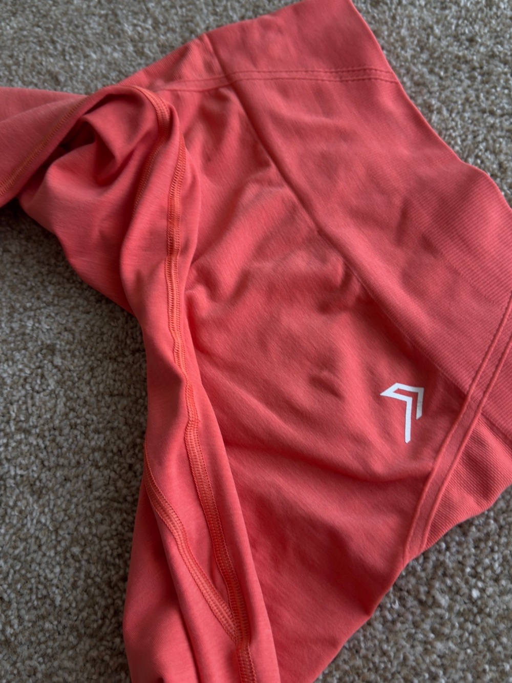 Women’s High-Waist Performance Leggings in Coral Red